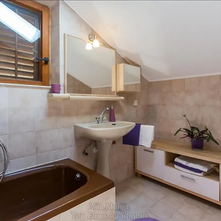 Villa Unique Dalmatian Seafront - Set In A 300 M2 Mediterranean Garden With Private Beach, Large Pool And Terrace.