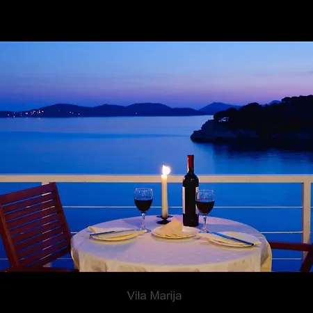 Unique Dalmatian Seafront - Set In A 300 M2 Mediterranean Garden With Private Beach, Large Pool And Terrace. Villa *