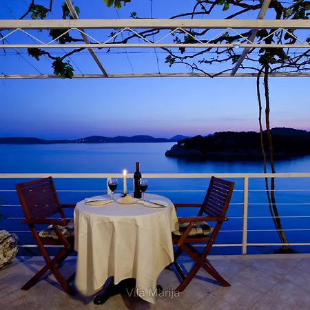 Unique Dalmatian Seafront - Set In A 300 M2 Mediterranean Garden With Private Beach, Large Pool And Terrace. Villa *