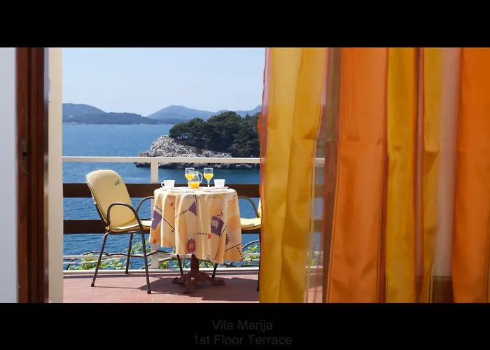 Unique Dalmatian Seafront - Set In A 300 M2 Mediterranean Garden With Private Beach, Large Pool And Terrace. * 자톤