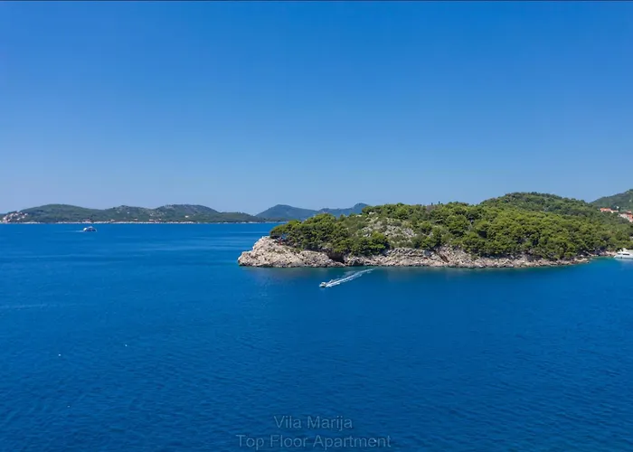 Unique Dalmatian Seafront - Set In A 300 M2 Mediterranean Garden With Private Beach, Large Pool And Terrace. *