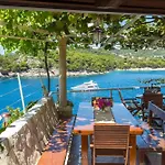 Unique Dalmatian Seafront - Set In A 300 M2 Mediterranean Garden With Private Beach, Large Pool And Terrace. Villa