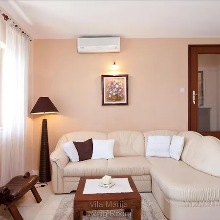 Villa Dalmatian Seafront Villa: Private Beach, Garden & Pool Oasis *