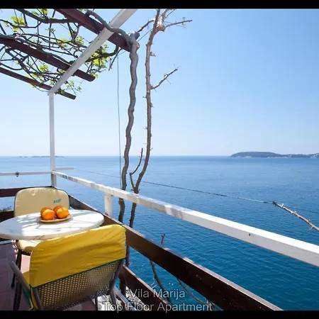 Dalmatian Seafront Villa: Private Beach, Garden & Pool Oasis Villa Zaton (Dubrovnik-Neretva)